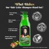 Herbishh Combo Hair Color Shampoo Black 500ml + Essential Care Flower Hair Oil 60ml view 4