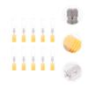 FRCOLOR 20pcs Manicure Drill Bits Multi-functional Sanding Bands for Nail Polishing Compatible Electric Nail Drills for Gel view 3