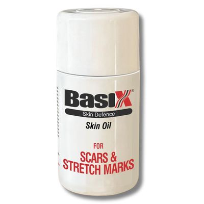Basix Skin Defence Clear Skin Tissue Oil  Helps Improve the Appearance of Scars, Stretch Marks & Uneven Skin Tone with Tamanu, Argan, Grapeseed, Jojoba, Rosehip, Calendula & Geranium Oils