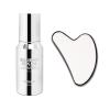 Sacheu Gua Sha Starter Kit with Slick Skin Oil  Face Gua Sha for Enhanced Lymphatic Drainage, Reduced Puffiness and Relieved Facial Tension  Metal Face Sculpting Tool With Travel Pouch view 1