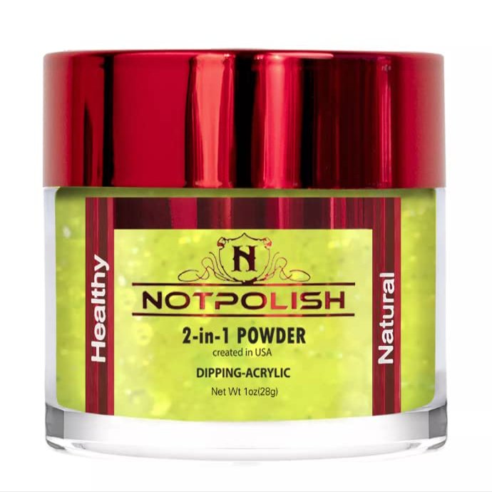 NotPolish - Nail Acrylic/Dip Powder | OH MY GLITTER Collection | OMG01 AFTERSHOCK (1oz)