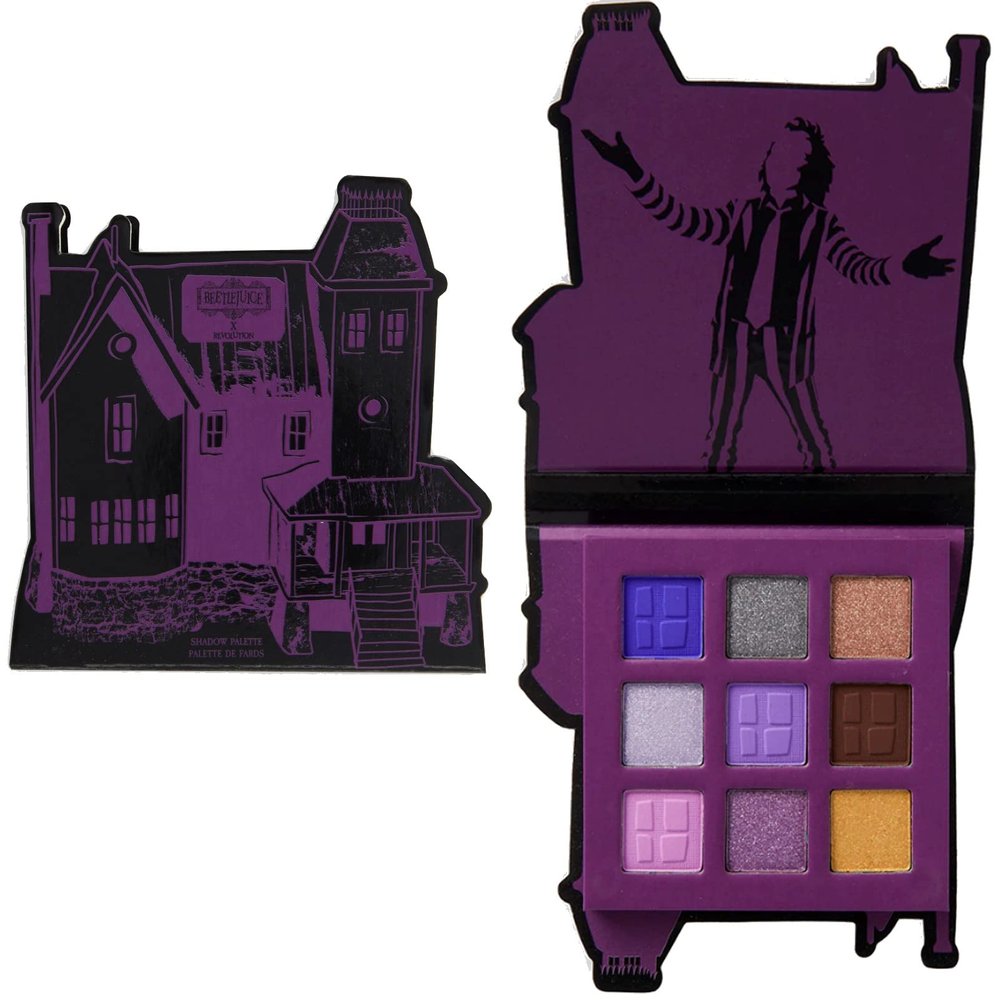 Revolution Eyeshadow Palette BEETLE HOUSE Purple Gold Silver Matte Shimmery Metallic