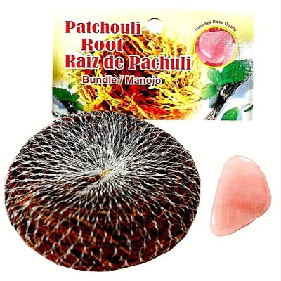 6 PCS AURA VARIETY Patchouli Bundle with Rose Quartz 1 oz. 28.3 g