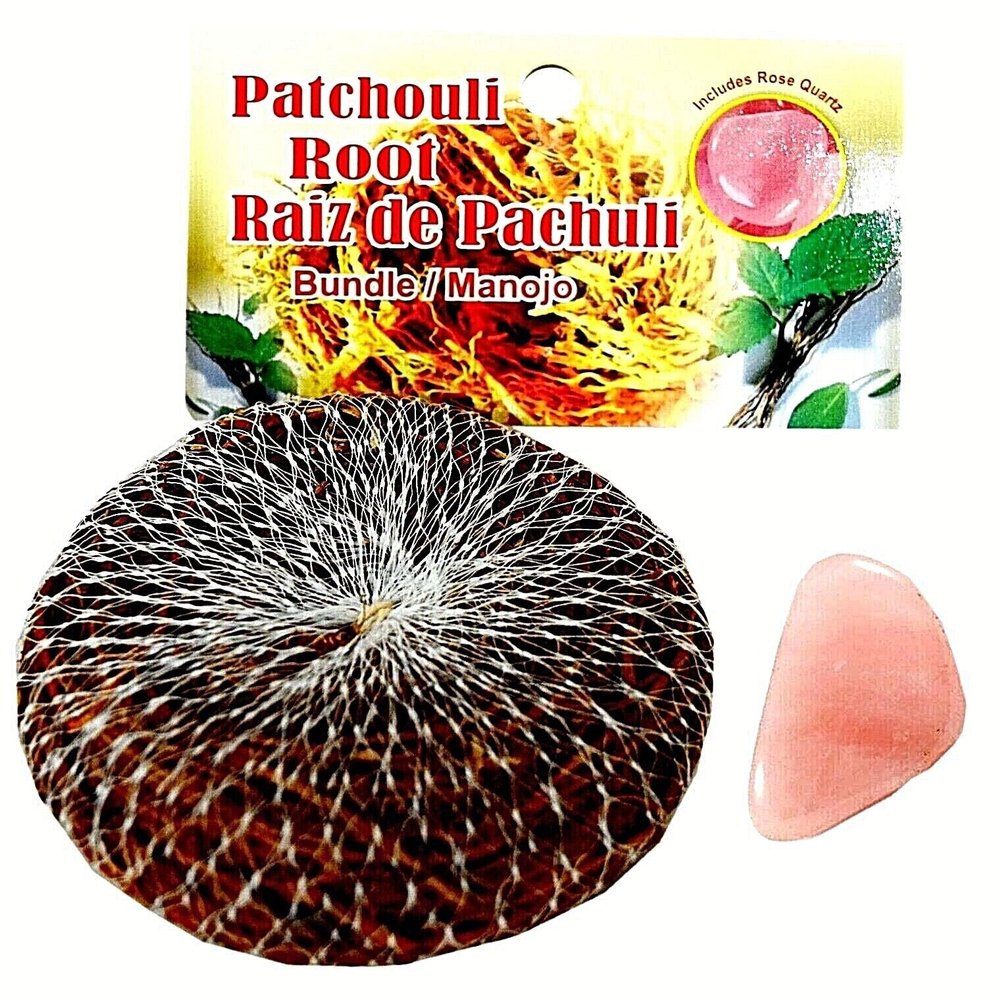 3 PCS AURA VARIETY Patchouli Bundle with Rose Quartz 1 oz. 28.3 g