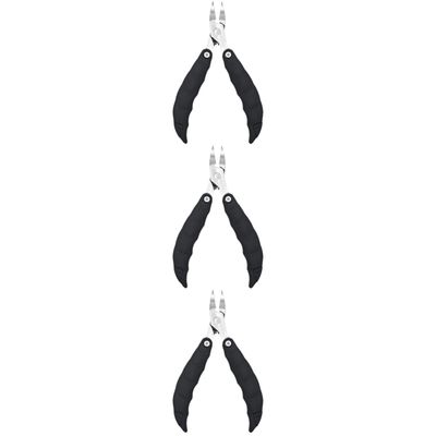 FRCOLOR 3pcs Folding Beak Nail Clipper for Thick Ingrown Toenails Stainless Steel Portable Design for Home Salon Use Professional Pedicure