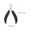 FRCOLOR 3pcs Folding Beak Nail Clipper for Thick Ingrown Toenails Stainless Steel Portable Design for Home Salon Use Professional Pedicure view 4
