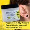 Urban ReLeaf Piercing & Bump Salt ! Unscented Sea Salt Solution Concentrate. Makes 45 Cups! Gentle Effective Clean Soothe Calm. Non-iodized. It works! Cleanse and Soak, Fresh Saline Aftercare view 4
