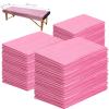 150 PCS Massage Table Sheets Disposable Non Woven SPA Bed Cover Breathable Polypropylene Fabric 31" x 70" Thin, Not Waterproof (Pink) view 1