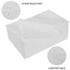 Uralili 100 Pieces Disposable Non Woven Massage Table Sheets Set Include 50 Pieces 31x71 Inches Soft Massage Bed Sheet & 11x14 Inches Face Cradle Covers For Massage Beauty Salon -White view 3