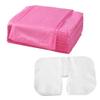 Uralili 100 Pieces Disposable Non Woven Massage Table Sheets Set Include 50 Pieces 31x71 Inches Soft Massage Bed Sheet & 11x14 Inches Face Cradle Covers For Massage Beauty Salon - Pink view 4