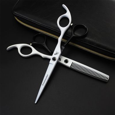 3Pcs Hairdressing Scissors Set, Hair Cutting Scissors Shears Kit, 6.0 Inch 440C Japanese Stainless Steel, for Men Women Kids Home Salon Barber Tools Kit, Get A Black Leather Bag