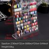 Guolich Nail Polish Rack 30 Lattice Nail Art Display Board Clear Acrylic Removable Holder Shelves Display Rack Stand for Nail Art Nail Table Mesa Para Manicura Profesional view 4
