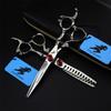 3Pcs Hairdressing Scissors Set, Hair Cutting Scissors Shears Kit, 6.0 Inch 440C Japanese Stainless Steel, Dragon Handle, for Men Women Kids Home Salon Barber Tools Kit, Get A Black Leather Bag view 1