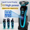 Head Shavers for Bald Men, Electric Shaver Washable Rechargeable Electric Razor Shaving Machine for Men Beard Trimmer Wet-Dry Dual Use (Color : ZN8508-Black 04) view 2