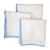 Angel-In-Moms [15 Packs] Natural Cotton 100% Soft Muslin Gauze Handkerchief, Face Washcloths, Makeup Remover Thin Towels, Wide Size 14 inch x 14 inch, Reusable Napkins Hankies Bath Towel (Blue) view 1
