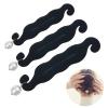 3 PACK Pearl Hair Bun Makers - Lazy Curler Clips, Magic Foam Sponge Donuts for Beauty Hairstyles, Styling Tool Accessories for Women view 1