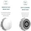 ELORES Facial Cleansing Brush, IPX7 Waterproof Facial Spin Brush, 3 Speed Modes for Deep Cleansing, Exfoliating, Removing Calluses and Blackheads view 2