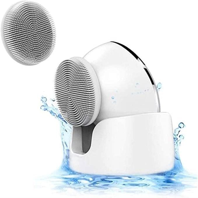 ELORES Facial Cleansing Brush Waterproof Face Spin Brush Set - 5 Speed for Deep Cleansing, Exfoliating,Blackhead,Massaging