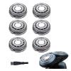 Gleway SH60/72 Replacement Heads Compatible with Philips Electric Shaver Series 6000, SH60 Replacement Blades Razor Heads for Shaver S6810/82, S6850/85, S6880/81, Upgraded Shaving Blade 6-Pack view 1