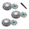 Gleway SH60/72 Replacement Heads Compatible with Philips Electric Shaver Series 6000, SH60 Replacement Blades Razor Heads for Shaver S6810/82, S6850/85, S6880/81, Upgraded Shaving Blade 6-Pack view 4