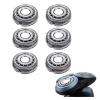 Gleway SH60/72 Replacement Heads Compatible with Philips Electric Shaver for Series 6000 S6810/82, S6850/85, S6880/81, SH60 Replacement Blades Fit for Razors Series 6000, Upgraded Blade 6-Pack view 1