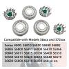 Gleway SH60/72 Replacement Heads Compatible with Philips Electric Shaver for Series 6000 S6810/82, S6850/85, S6880/81, SH60 Replacement Blades Fit for Razors Series 6000, Upgraded Blade 6-Pack view 2