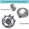 Gleway SH50/52 Replacement Heads Compatible with Philips Series 5000 SH50 Electric Shavers, SH50 Shaving Razor Heads Compatible with Norelco 5210 5100 5590 PT730 AT830 Shavers, 9 Pack view 3