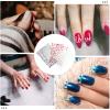 KALLORY 8sheets Adhesive Decals Girls Valentine's Decal Decor and DIY Decorations Stickers Nail Self- Manicure Accessories for Women Sticker Love Shaped Wedding Heart Day Romantic view 2