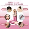 Facial Hair Remover for Women- as Seen on TV Painless Face Shaver -Mini Hair Remover, Electric Razor Shaver Portable Bikini Epilator for Lips, Chin, Armpit, Peach Fuzz, Fingers, Neck, Cheek (Rose red) view 2