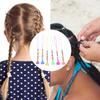 LALAFINA 24pcs Portable Hair Braid Needle for Boys and Girls Pull Hair Needle Tool Beads for Easy Styling for Dance and Parties Random Colors view 2