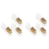 KALLORY 6pcs Brush, Home Wire Metal Head Accessories Manicure Cleaning Bits Tools Copper Trimming Nail Bit Drill DIY Cleaner Machine for Polishing Tool Art Salon Brush view 1