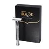 Pearl Shaving Blaze Double Edge Safety Razor for Men - Reusable Metal Razor Made with CNC process | Premium Shaving Razors| Men's Safety Shaving Razor Kit for Valentine's day Gift view 2