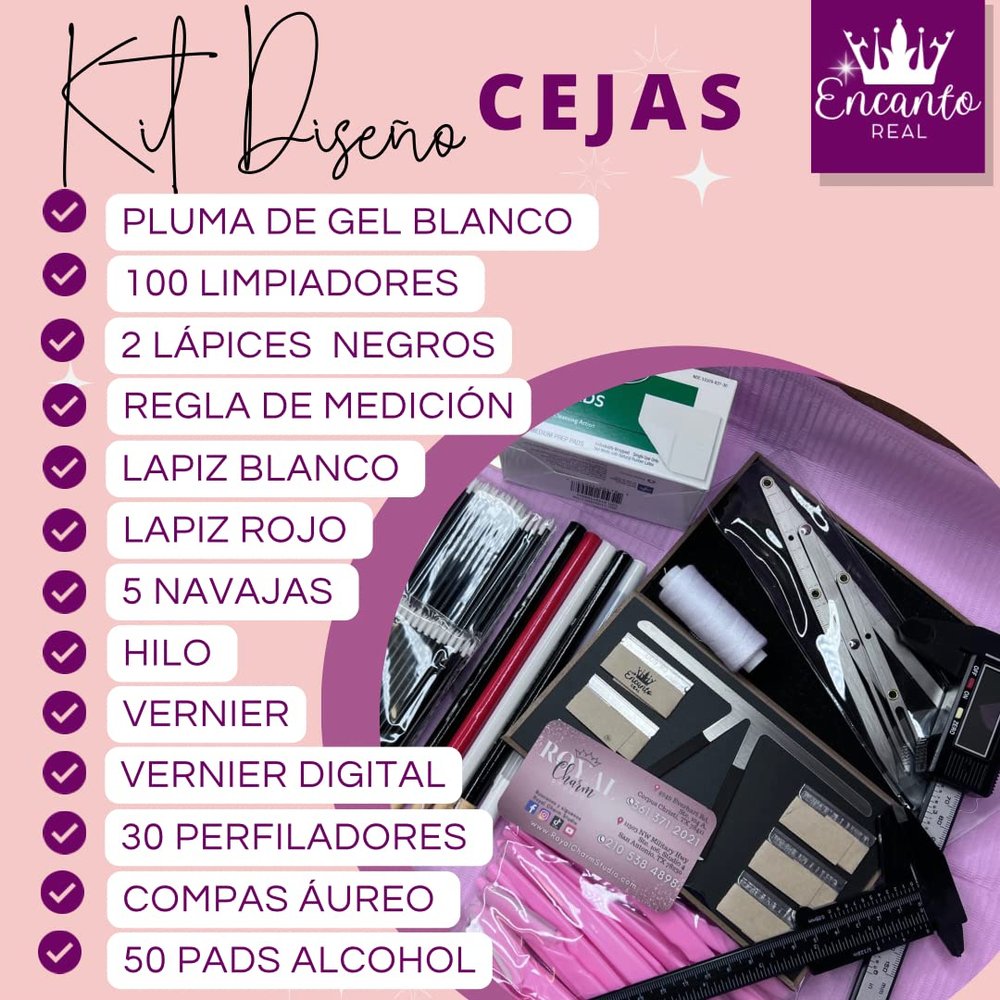 Kit de diseo de cejas para microblading