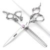 7" 7.5" 8"9" Professional Hairdressing Scissors Barber Salon Hair Cutting Dragon Shears (Large). (7 inch 2pc-C) view 1
