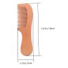 FRCOLOR 3pcs Peach Wood Fine Tooth Hair Comb Natural Wooden Hair Tool Comfortable Scalp Massage view 4