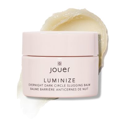 Jouer Luminize Overnight Dark Circle Slugging Balm  Fragrance Free, Caffeine Eye Cream, Overnight Eye Treatment, Brightening Eye Balm, Paraben Free, Gluten & Cruelty Free
