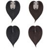 AiUree Remy Human Hair Topper 8x12cm Skin Silk Base Hair Topper Closure with 3 Clips 12" Realistic Clip in Hairpiece Straight Hair Topper for Women with Slight Thinning Hair Brown Color view 2