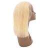 100% Human Hair Blonde Straight Bob Wig Grade: 8A 14 view 1