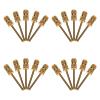 minkissy 20pcs Metal Nail Drill Bit for Manicure Gold Sanding Bands for Artificial Nails Lightweight Design for Beginners Professionals view 1