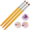 FOMIYES 9pcs Nail Art Brush Pen Round Head Nail Dotting Tool Lightweight Manicure Pen Diy view 2