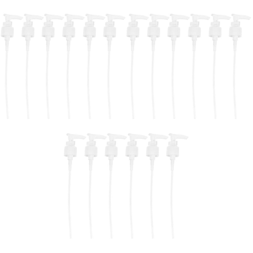 Zerodeko 18pcs Press Pump Bottle Dispenser Replacement for Home and Kitchen Use Easy to Control Ergonomic Hand Pump for Liquid Dispensing