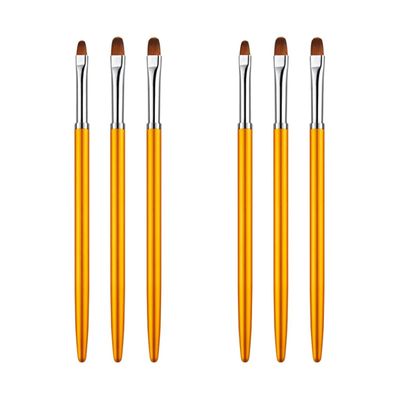 FOMIYES 6pcs Nail Art Brushes Round Head Pen Nail Art Brush Dotting Painting Manicure Diy for Women Girls