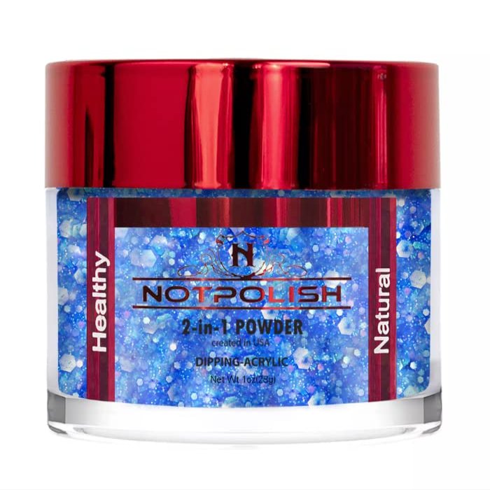 NotPolish - Nail Acrylic/Dip Powder | OH MY GLITTER Collection | OMG16 MOONLIGHT (1oz)