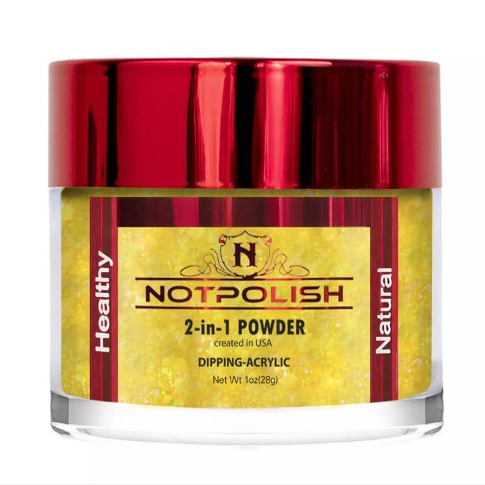 NotPolish - Nail Acrylic/Dip Powder | OH MY GLITTER Collection | OMG31 SUNNY DAYZ (1oz)