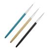 FOMIYES 6pcs Nail Art Brush Ultra Thin Pens for Nail Art Handle for and Patterns and Black view 3