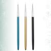 FOMIYES 9pcs Nail Art Painting Brush Ultra Thin Tip Detail Paint Brushes for Diy Nail Art Handle Design Blue and Black for Fine Lines Patterns and Floral Designs view 3