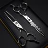 6.0 inch Professional Barber Shears Kit Tools, Hair Cutting Scissors Set, Hair Cutting Scissors Thinning Shear Set, Hairdressing Thinning Shears, Japanese Stainless Steel, for Men, Women, and Kids view 2