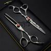 6.0 inch Professional Barber Shears Kit Tools, Hair Cutting Scissors Set, Hair Cutting Scissors Thinning Shear Set, Hairdressing Thinning Shears, Japanese Stainless Steel, for Barber or Home Use view 2