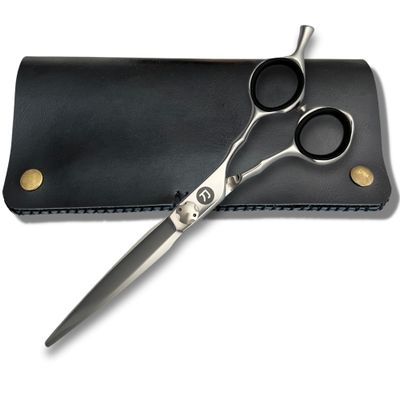 Saki Shears Precision Hair Cutting Shears - High Cobalt Steel For a Super Sharp, Durable Cutting Blade - Use for Wet or Dry Hair Cuts - 6.7" Blade