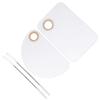 Healeved 3sets Nail Art Nail Art Tool Supply Plastic Makeup Palette Mixing Plate Smooth Surface Professional Home Use view 4